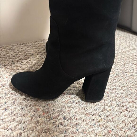 & Other Stories Black Suede Knee High Boot- Size 10.5 - Picture 10 of 14